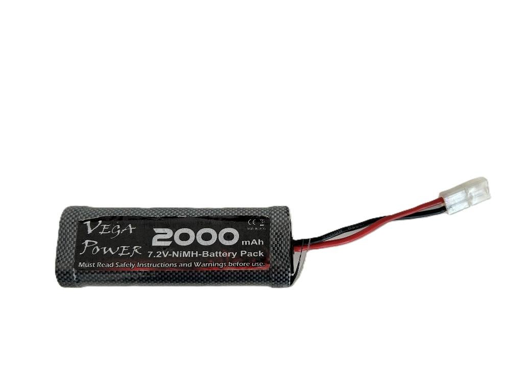 2000 mah accu 7.2v 1/10 rc auto