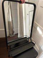 Metalen spiegel met plankje, Ophalen, Minder dan 50 cm, Gebruikt, Minder dan 100 cm