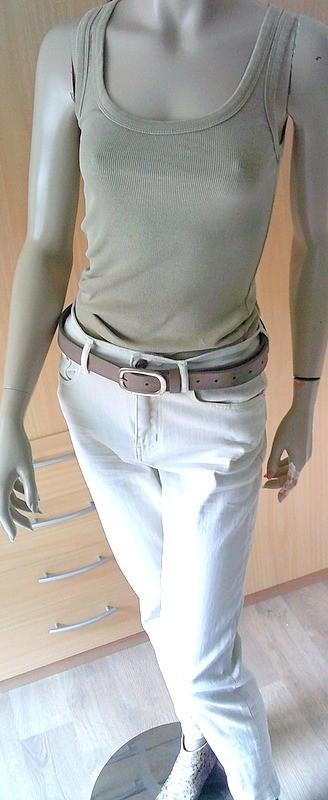 ZAC EN ZOE ZGAN high waist beige stretch spijkerbroek 36, Verzenden, Zo goed als nieuw, Overige kleuren, W28 - W29 (confectie 36)