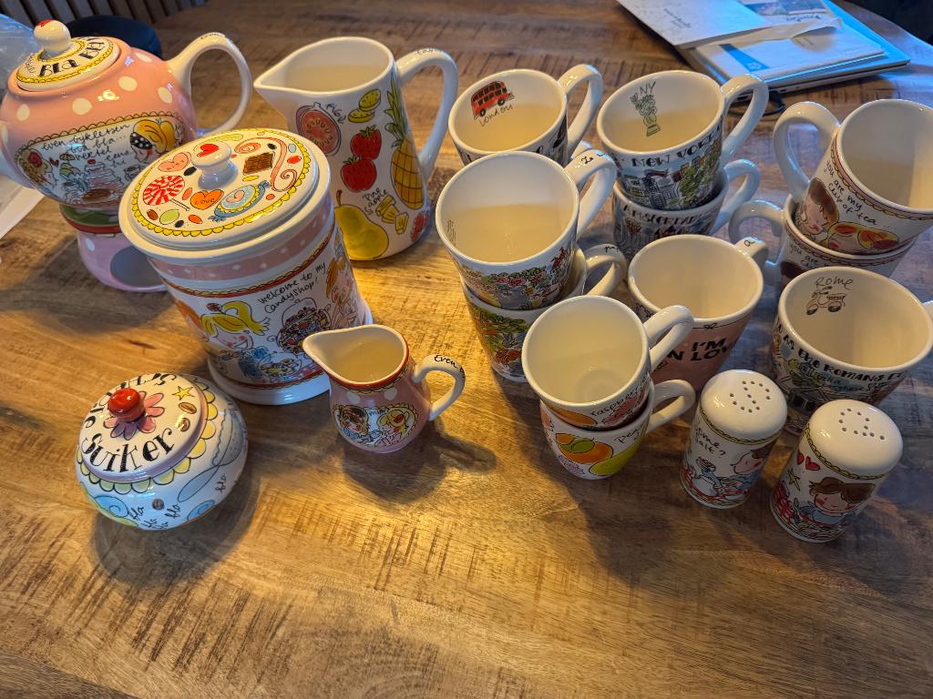 Blond servies, Ophalen, Blond Amsterdam, Zo goed als nieuw, Aardewerk