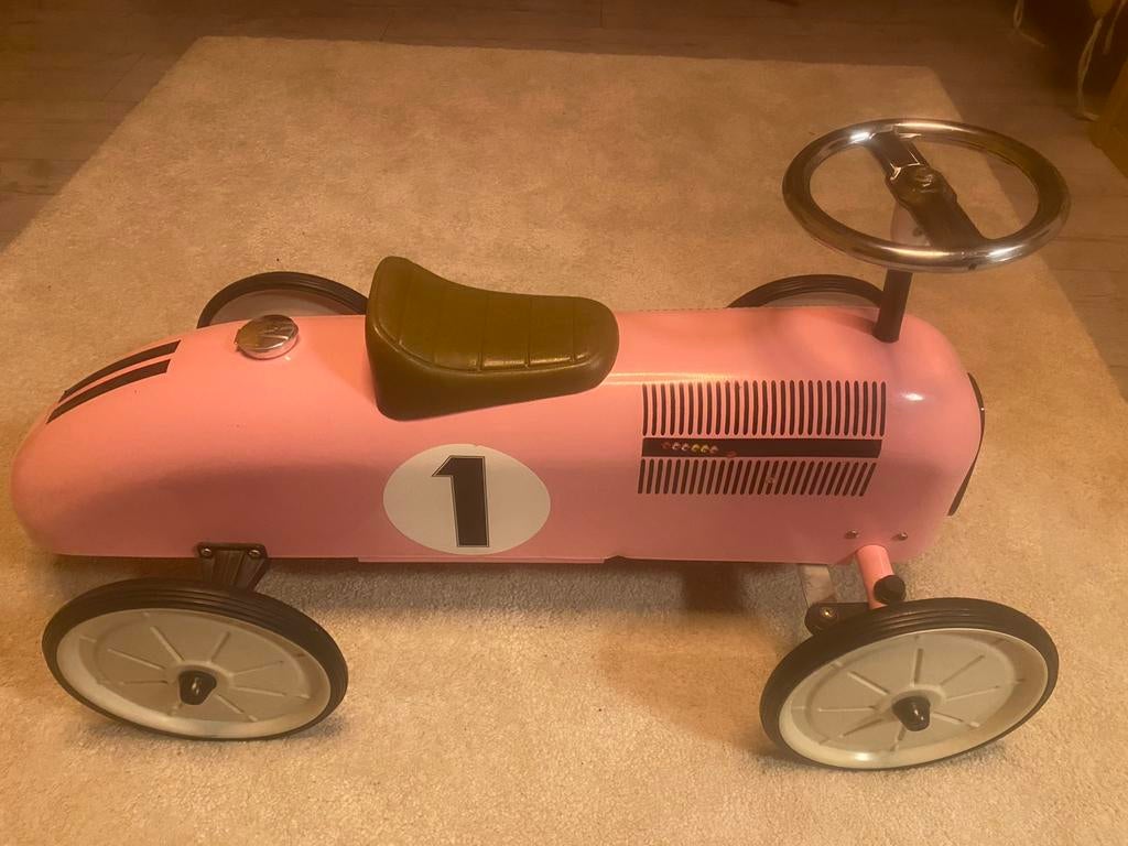 Metalen loopauto, Ophalen, Gebruikt