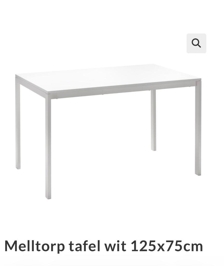 Melltorp tafel IKEA gratis, Huis en Inrichting, Ophalen, Gebruikt, 100 tot 150 cm, 50 tot 100 cm