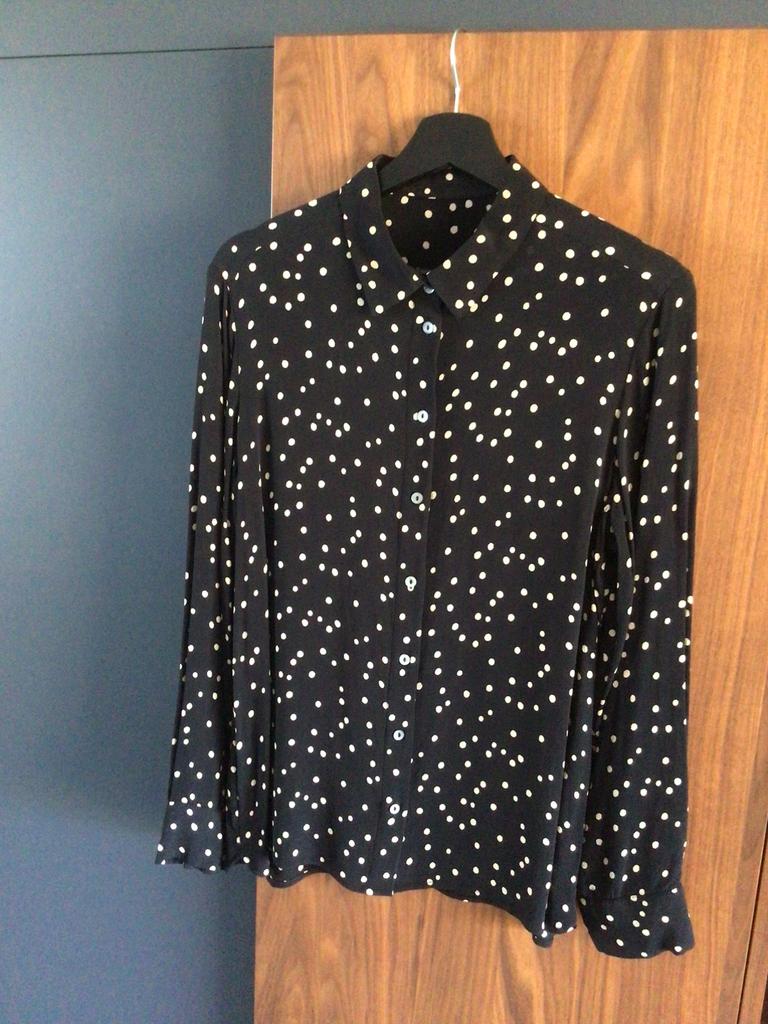 SISSY-BOY nette zwarte blouse met stipje z.g.a.n. KOOPJE, Ophalen of Verzenden, Zo goed als nieuw, Maat 38/40 (M), Zwart