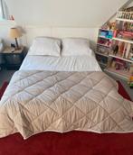 GRATIS 2-zits slaapbank met blauwe hoes (IKEA), Huis en Inrichting, Ophalen, Gebruikt, Overige maten, Blauw