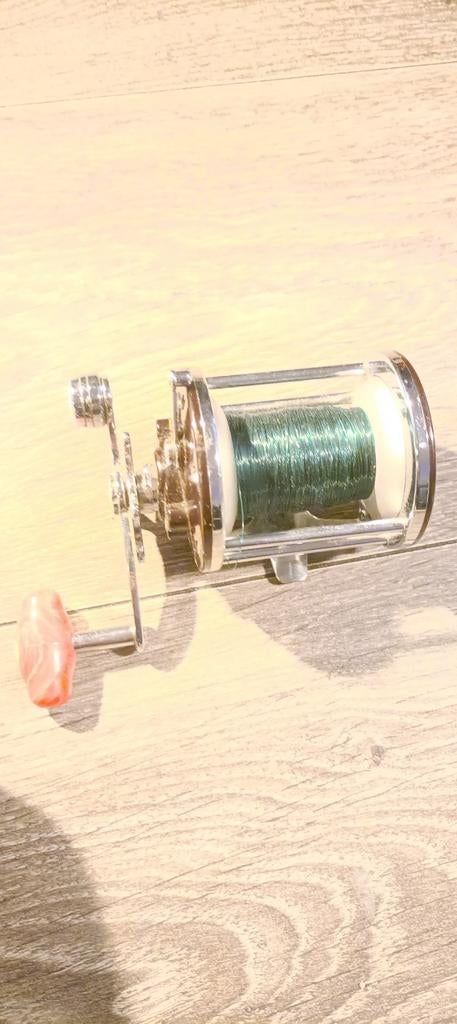 Zeevis reel Olympic strong 50, Ophalen of Verzenden, Gebruikt, Molen