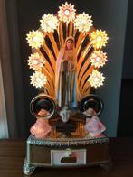 OLV van Fatima Maria in grot verlichting retro vintage kitch, Ophalen of Verzenden, Gebruikt, Beeld(je)