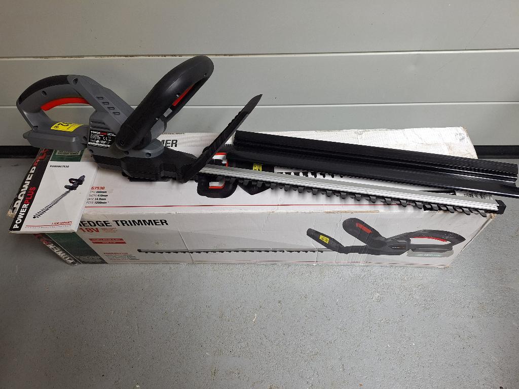 Accu-Heggenschaar PowerPlus 18V (nieuw), Ophalen of Verzenden, Nieuw, Accu, Powerplus