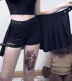 AltGoth Punk Mall Gothic rok afneembaar met katoen - Zwart, Ophalen of Verzenden, Nieuw, Zwart, Boven de knie