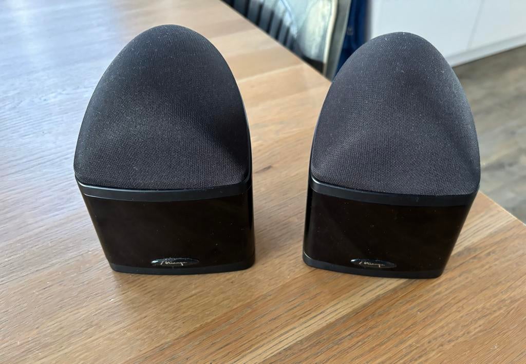 Mirage Nano Sat luidsprekers, Zo goed als nieuw, 120 watt of meer, Front, Rear of Stereo speakers, Ophalen