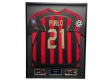 Andrea Pirlo AC Milan 06/07 gesigneerd ingelijst thuis Shirt, Buitenlandse clubs, Soccersignings.nl, Shirt, Nieuw