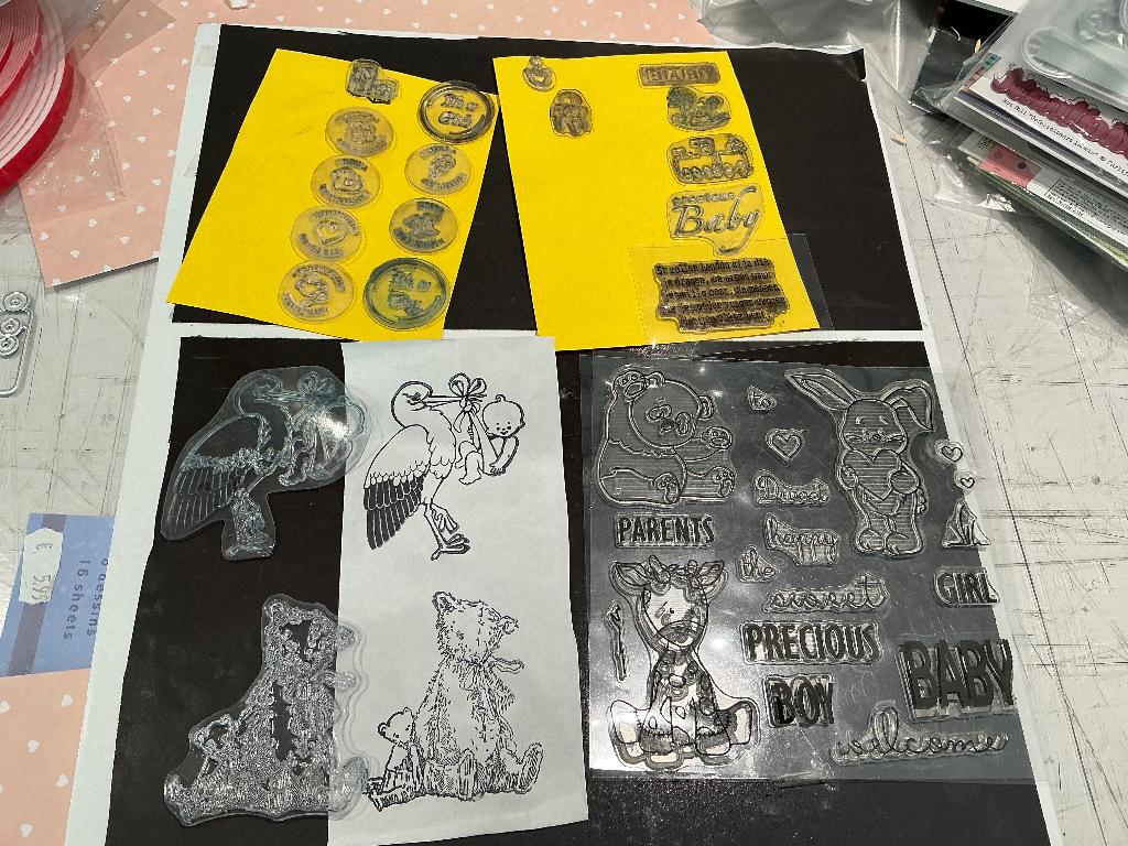 Clear Stempels alles voor de Baby, Verzenden, Zo goed als nieuw, Clearstamp