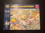 Jan van haasteren - kamperen in het bos - 1000 stukjes, Ophalen of Verzenden, 500 t/m 1500 stukjes, Zo goed als nieuw
