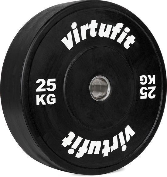 VirtuFit Bumper Plates - 50 mm - 25 kg, Sport en Fitness, Fitnessmaterialen, Ophalen, Nieuw, Halterschijven