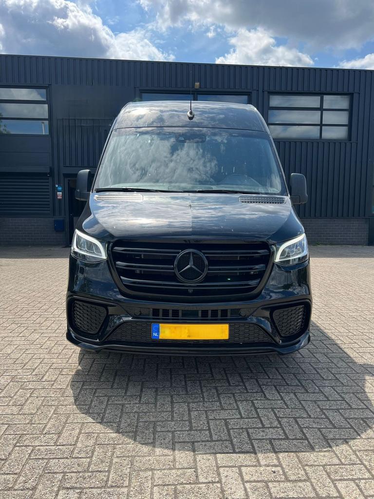 Mercedes-Benz Sprinter | MBUX | AMG Look | Camera | Trekhaak, Auto's, Bestelauto's, Bedrijf, Mercedes-Benz, Diesel, Automaat, Origineel Nederlands