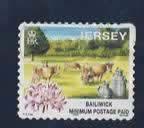 Fauna - Dieren - Koe - Jersey - Bailiwick - gebr, Ophalen of Verzenden, Gestempeld, Dier of Natuur