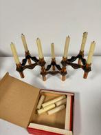 Vintage set Quist kandelaars Fritz Nagel brutalist koper, Ophalen of Verzenden, Zo goed als nieuw