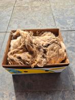 Langharige schapenvacht voor vilten, Hobby en Vrije tijd, Ophalen, Figuurtje(s)