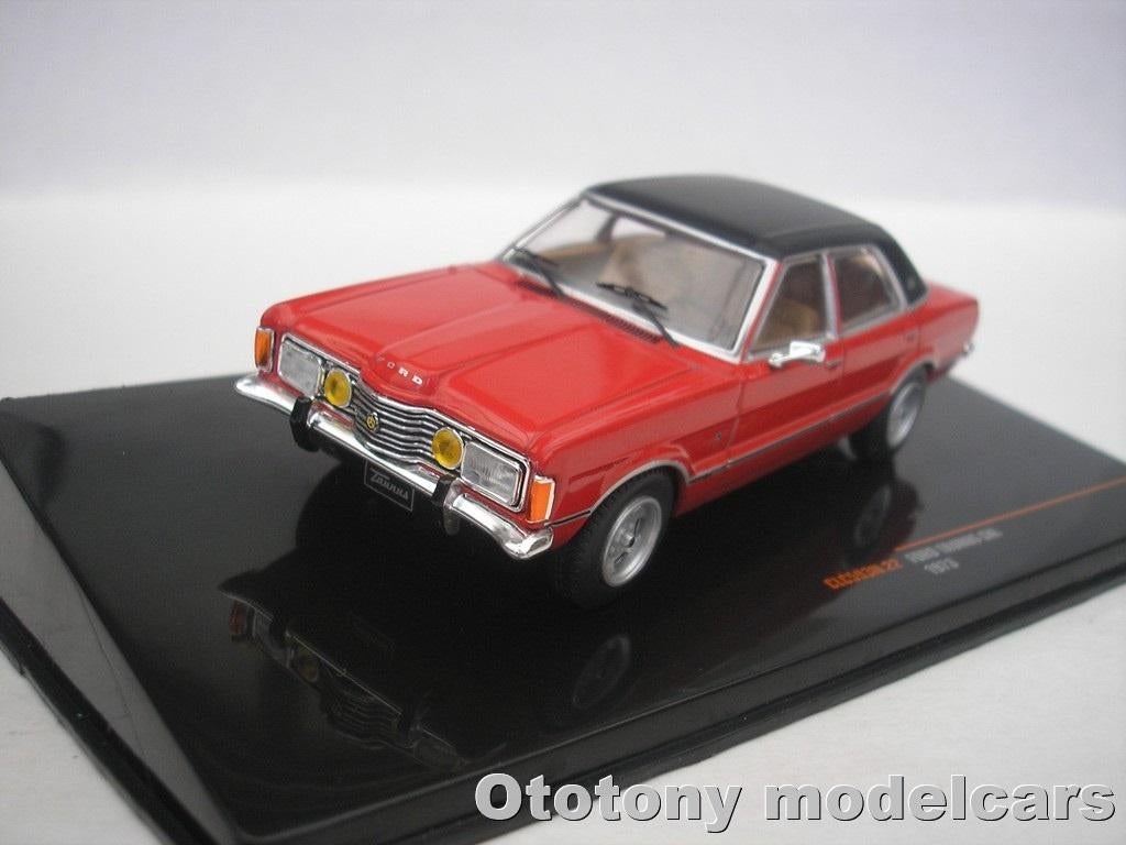Ford Taunus GLX 1973 Rood 1/43 Ixo, Ophalen of Verzenden, Nieuw, Auto, Overige merken