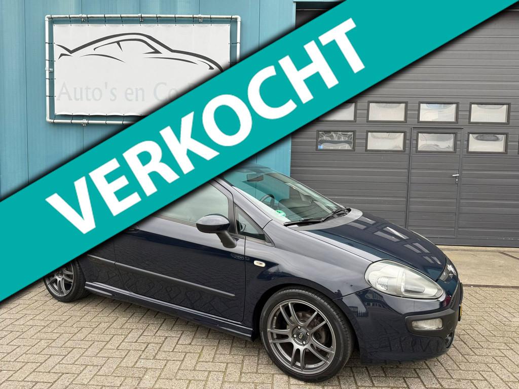 Fiat Punto Evo 1.4 Racing Airco Cruise 17"Lm velgen Rvs Spor, Voorwielaandrijving, Euro 5, 4 cilinders, Origineel Nederlands