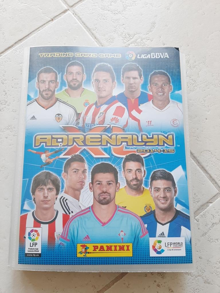 Panini Adrenalyn XL Liga BBVA 2014-15 Map met Kaarten, Ophalen of Verzenden, Gebruikt, Meerdere kaarten