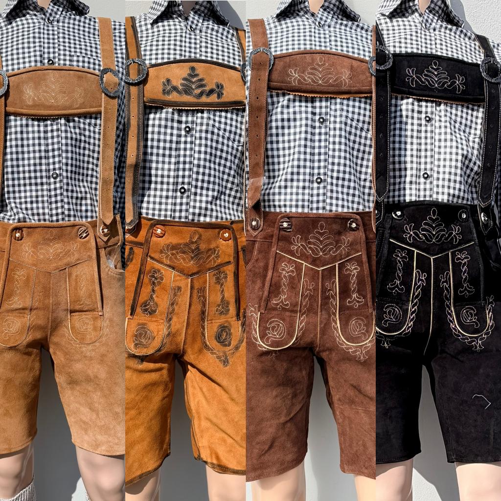 Korte heren lederhose maat 48 tm 62 echt leder! (4 kleuren), Kleding | Heren, Carnavalskleding en Feestkleding, Nieuw, Kleding
