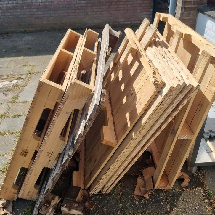 Gratis Pallets - Diverse Conditie, Ophalen, Doe-het-zelf en Verbouw, Hout en Planken, Gebruikt, Ophalen