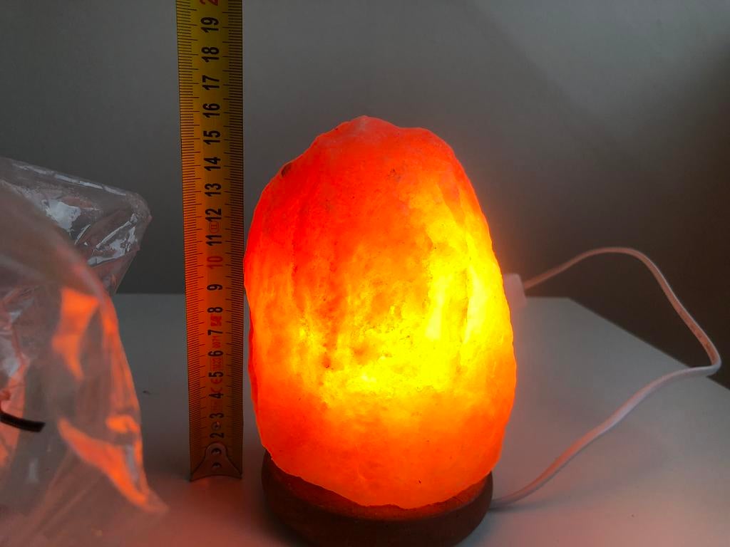 Himalayan zoutlamp – nieuw in doos –, Ophalen of Verzenden, Zo goed als nieuw, Minder dan 50 cm
