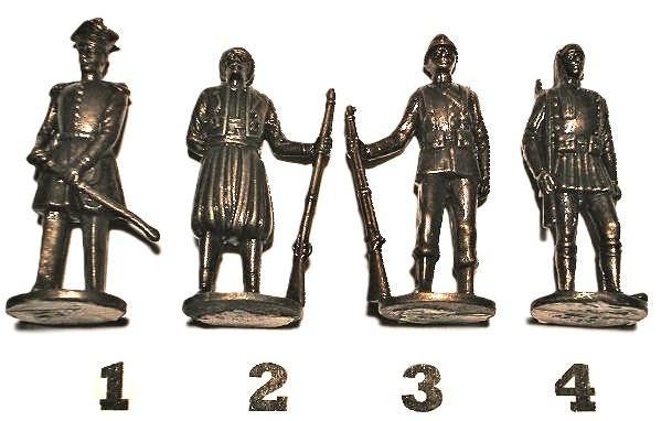 06br-Ferrero kinder surprise metal SOLDATEN 1830-1915, Verzamelen, Verrassingseieren, Ophalen of Verzenden, Zo goed als nieuw