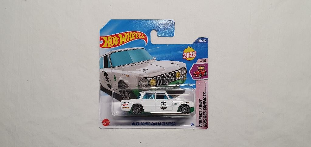 Hot wheels Alfa Romeo Giulia TI super wit, Hobby en Vrije tijd, Modelauto's | Overige schalen, Ophalen of Verzenden, Nieuw, Auto