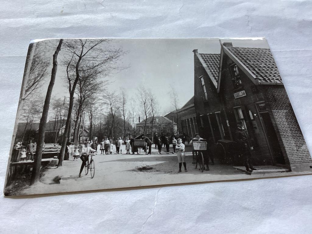 Oude ansichtkaart Dordrecht - Dubbelsteynlaan, Verzamelen, Ansichtkaarten | Nederland, Gelopen, Zuid-Holland, Voor 1920, Ophalen of Verzenden