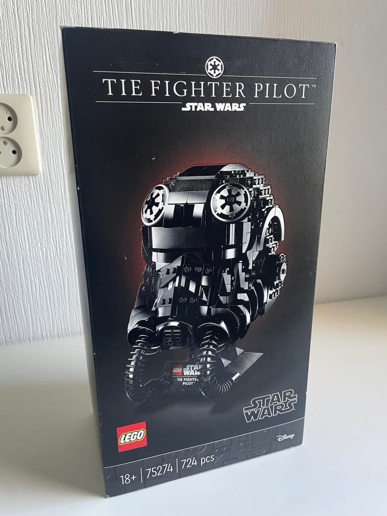 Lego Star Wars TIE Fighter Piloot Helm - Nieuwstaat, Ophalen of Verzenden, Zo goed als nieuw, Complete set, Lego