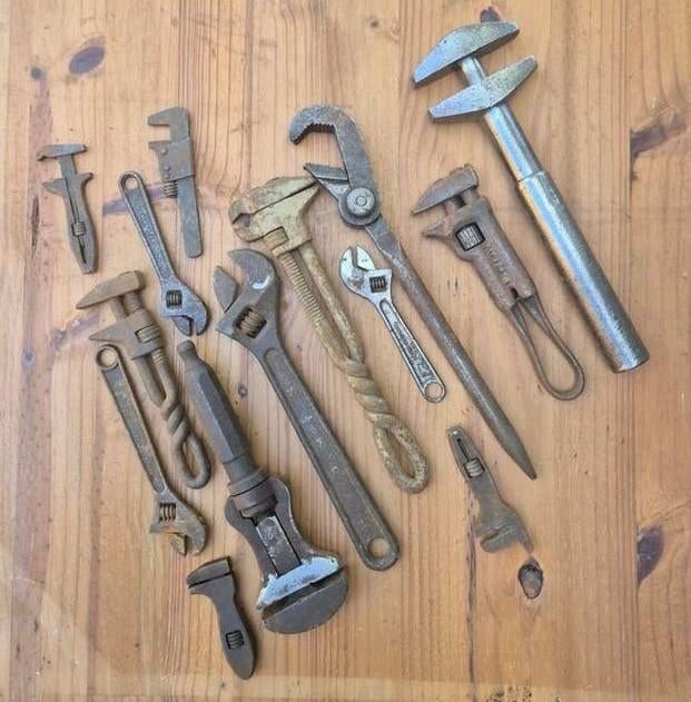 Antieke moersleutels, Antiek en Kunst, Ophalen of Verzenden