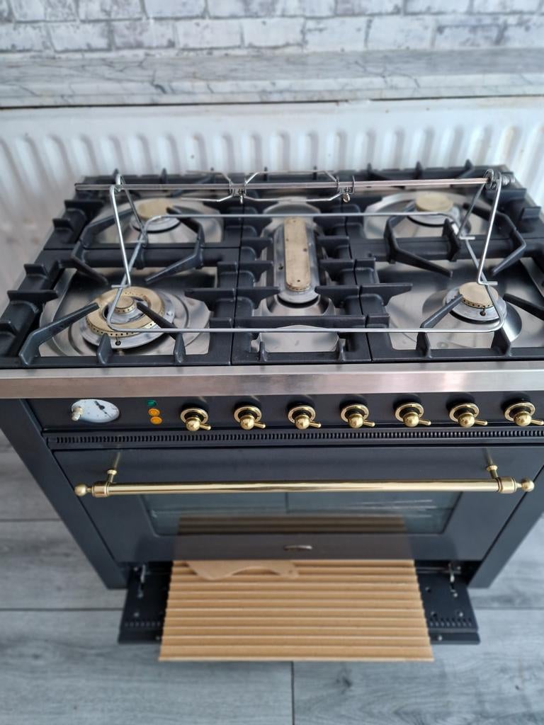 Boretti gasfornuis, Witgoed en Apparatuur, Fornuizen, 60 cm of meer, Ophalen of Verzenden, Zo goed als nieuw, Gas