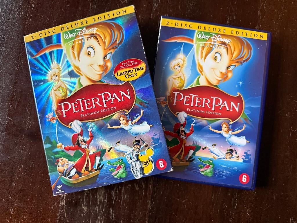 Walt Disney Peter Pan ( 2 DVD Box ) Platinum Edition, Cd's en Dvd's, Dvd's | Tekenfilms en Animatie, Europees, Tekenfilm, Boxset