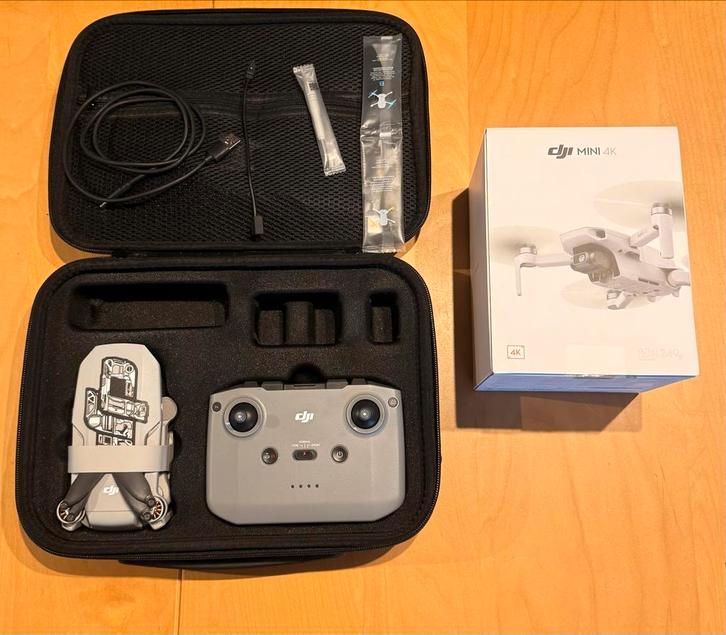 DJI Mini 4K Drone - Nieuwstaat!, Audio, Tv en Foto, Drones, Zo goed als nieuw, Cameradrone, Topkwaliteit, DJI, Minder dan 250 gram