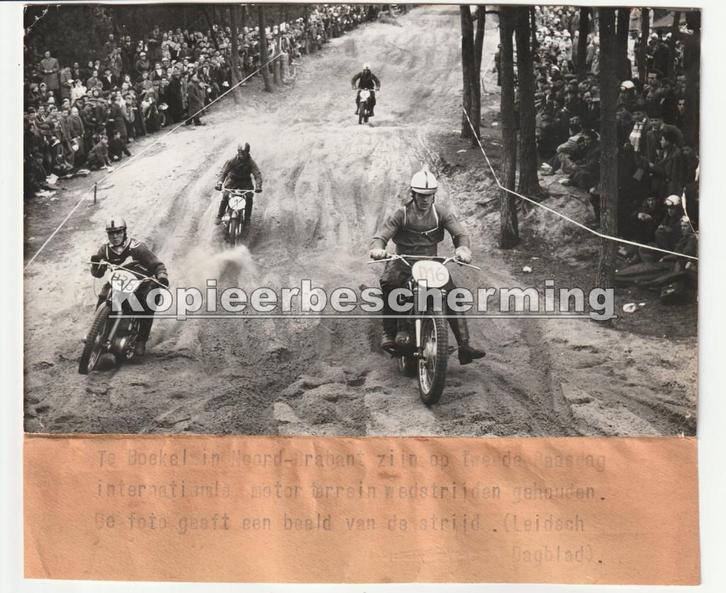 Boekel motor terrein wedstrijd motorrace persfoto / schade, Verzamelen, Automerken, Motoren en Formule 1, Gebruikt, Motoren, Verzenden