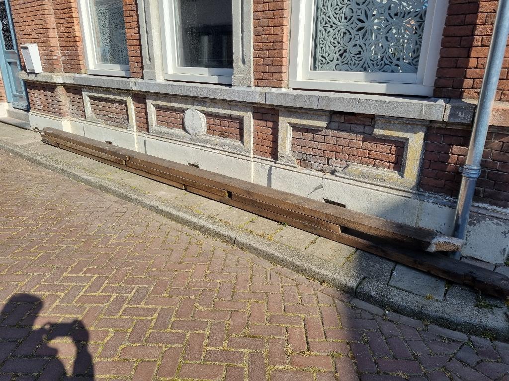 Lange GRENEN balken, Ophalen, Gebruikt, Grenen, Balk