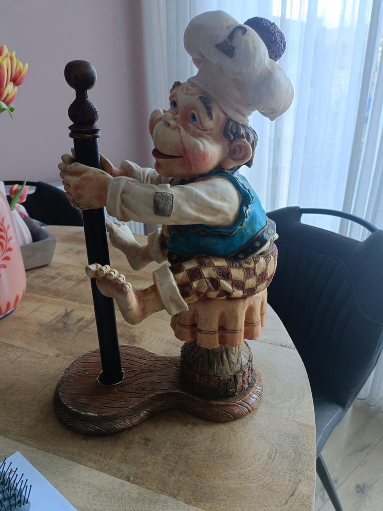 Efteling laaf keukenrol houder., Ophalen of Verzenden, Zo goed als nieuw, Beeldje of Poppetje