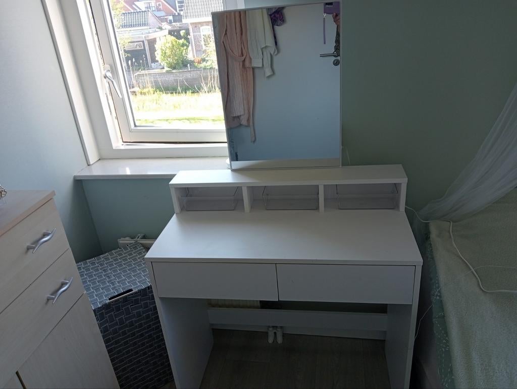 Make up tafel, Ophalen, Wit, Gehele gezicht