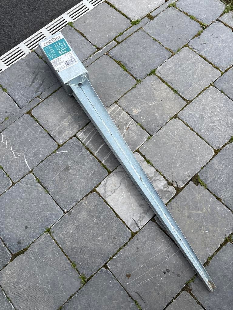 Kaiserthal paalhouder punt, 71x71x750mm, Ophalen, Nieuw, Minder dan 180 cm, Palen