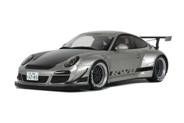 Porsche 911 (997) RWB Rauh-Welt  Abu Dhabi Schaal 1:18, Hobby en Vrije tijd, Modelauto's | 1:18, Nieuw, Auto, Overige merken, Ophalen of Verzenden