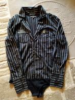 Zwarte Body Blouse Dept Maat S, Zwart, Ophalen of Verzenden, Zo goed als nieuw, Maat 36 (S)