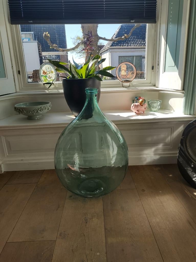 Grote glazen fles / mandfles / gistfles 7stuks beschikbaar, Ophalen