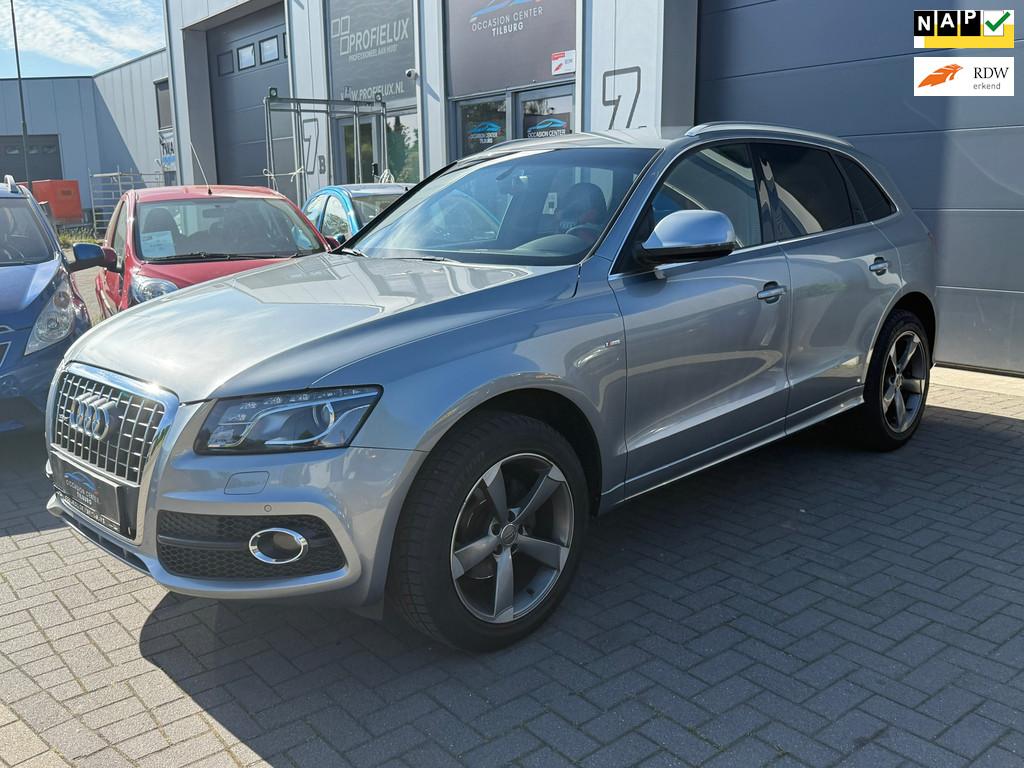 Audi Q5 2.0 TFSI quattro Pro S LINE 211PK, Auto's, Automaat, Stof, Gebruikt, Zwart