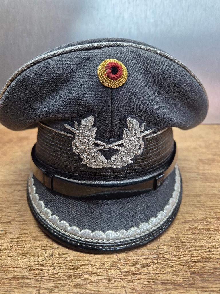 Duitse pet officier Bundeswehr, 50er jaren Top!, Ophalen of Verzenden, Landmacht, Duitsland, Helm of Baret