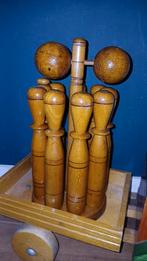 Houten vintage Kegelspel, Ophalen of Verzenden