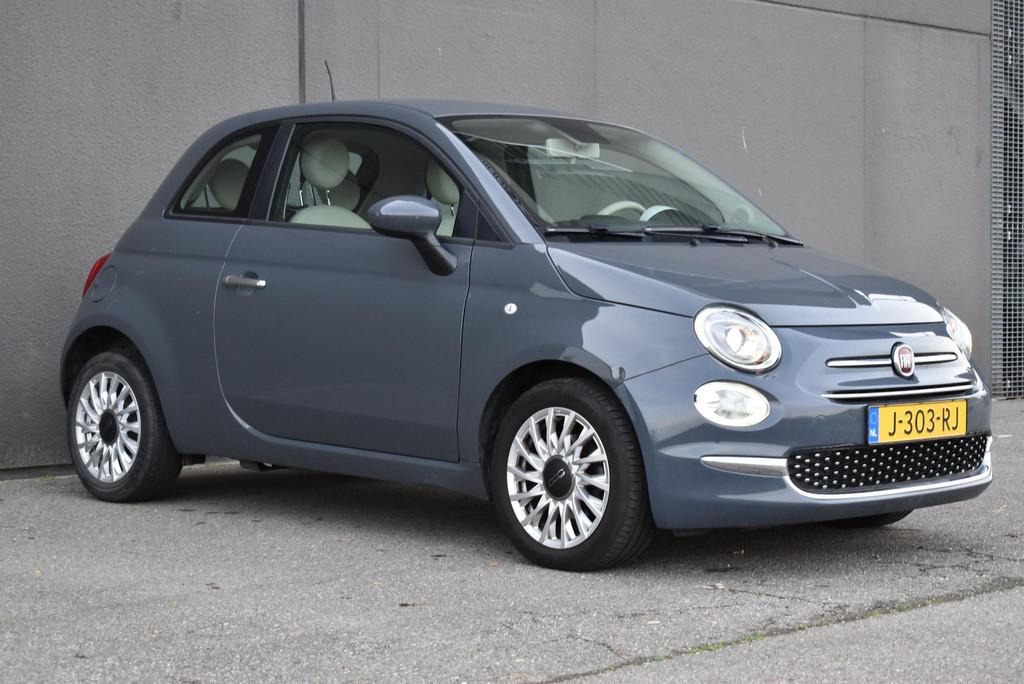 Fiat 500 1.0 Hybrid Lounge | Navi | Licht Metalen Velgen| Cl, Auto's, Voorwielaandrijving, 12 maanden, Stof, Euro 6