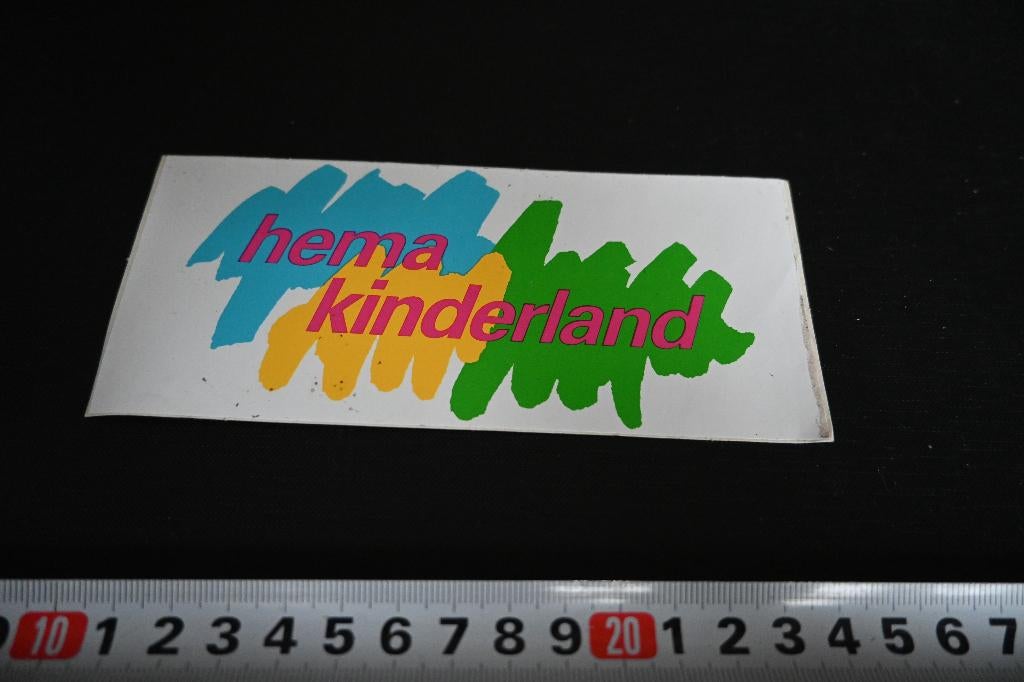 sticker HEMA Kinderland, Verzamelen, Ophalen, Zo goed als nieuw