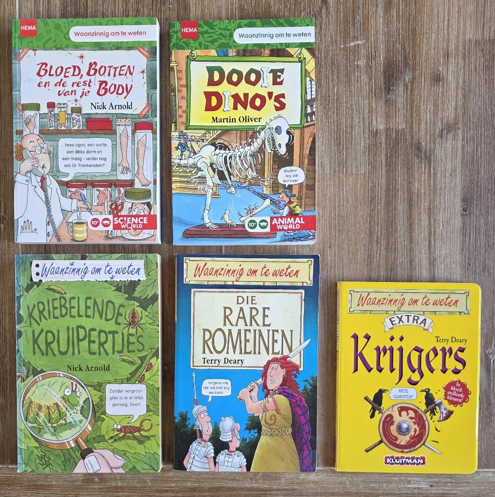 Waanzinnig om te weten - Dooie Dino ’s, Boeken, Ophalen of Verzenden, Zo goed als nieuw, Martin Oliver