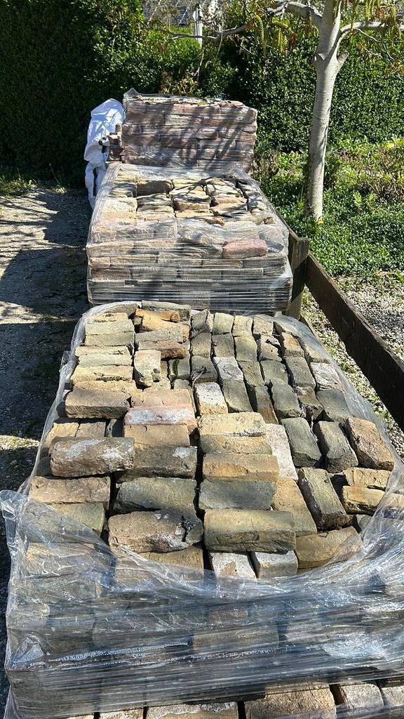 Oude klinkers, Tuin en Terras, Ophalen of Verzenden, Gebruikt, Bruin, Kei